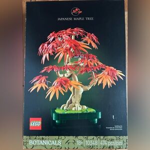 LEGO Botanical Collection Japanese Maple Tree with Red and Orange Leaves.